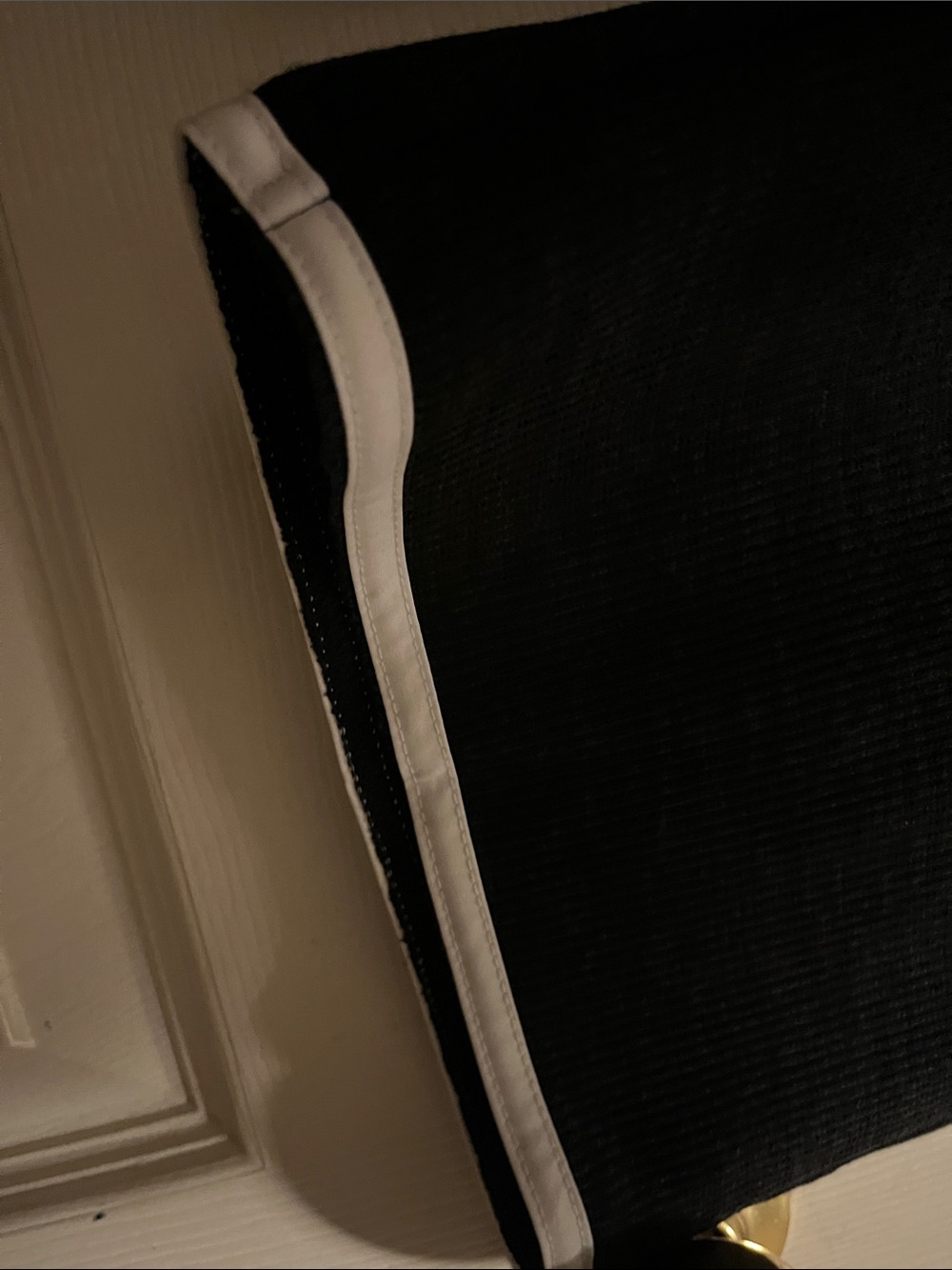 High-Rise Black Wide-Leg Lounge Pants - Picture 4 of 4